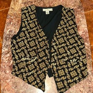 Vintage The Everette Collection women’s vest 1980s